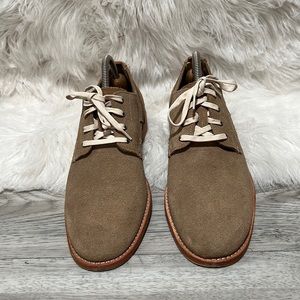 Cole Haan C29705 Mens Feathercraft Grand Oxfords Tan Beige Suede Size 8.5M